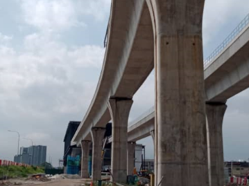 MRT pile cap & piers Serdang Raya to UPM, Kuala Lumpur